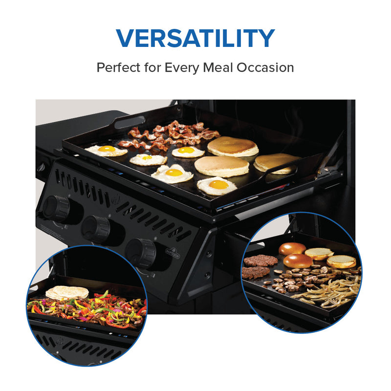 Napoleon Freestyle 24 Inch Pre-seasoned Non-Stick Griddle