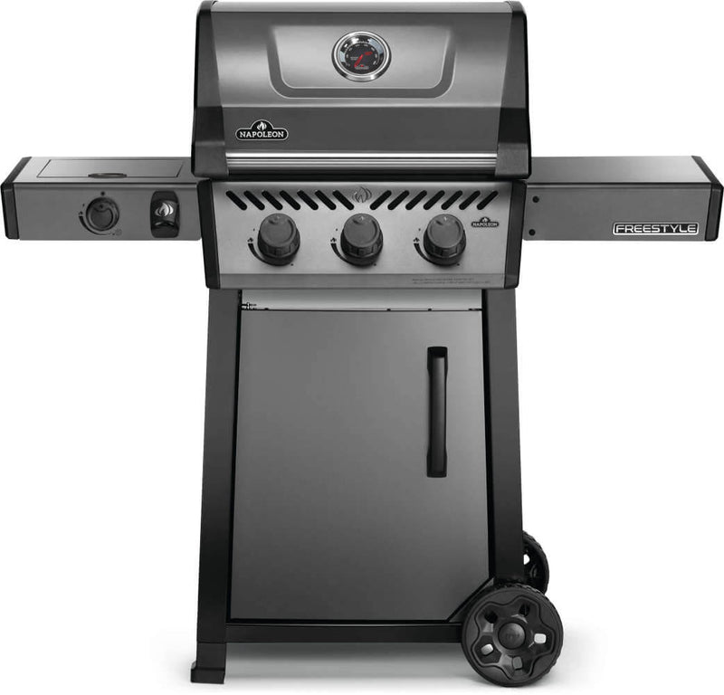 Napoleon FreeStyle 365 Graphite Grey Propane Gas Grill with Range Side Burner