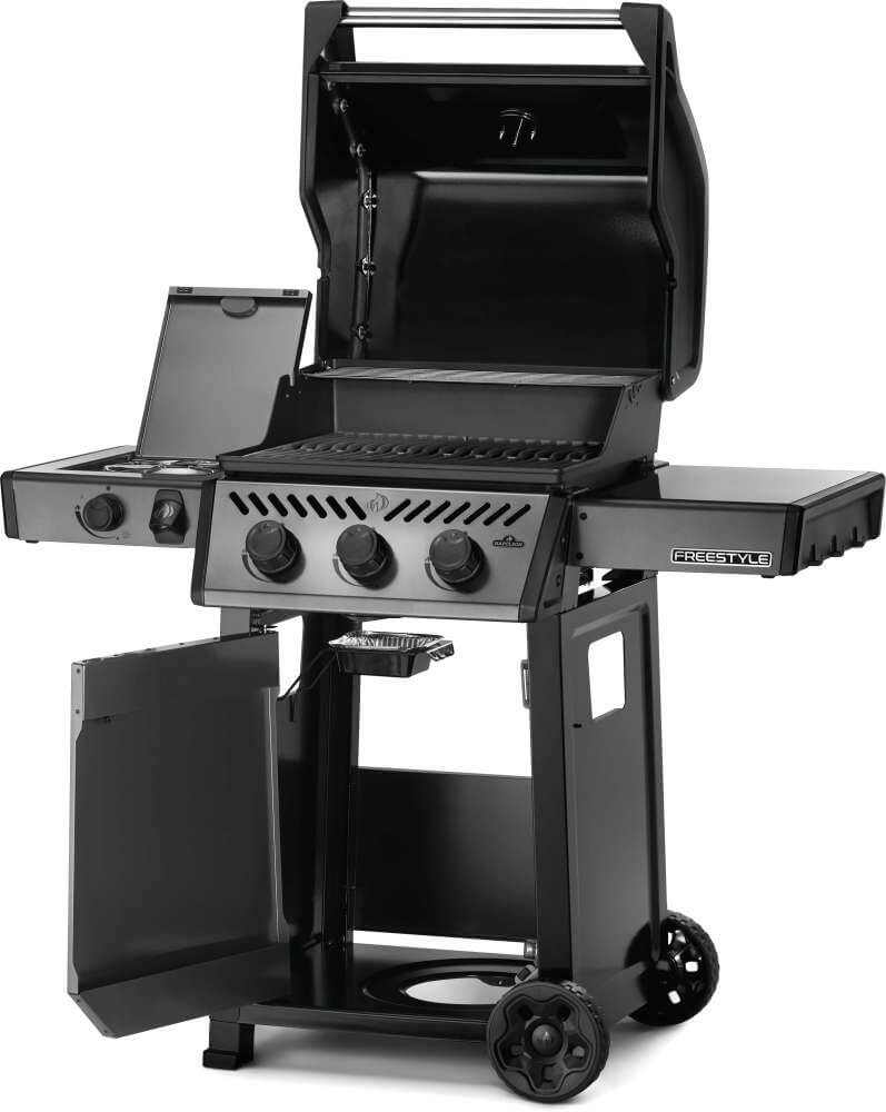 Napoleon FreeStyle 365 Graphite Grey Propane Gas Grill with Range Side Burner