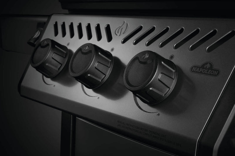 Napoleon FreeStyle 365 Graphite Grey Propane Gas Grill with Range Side Burner