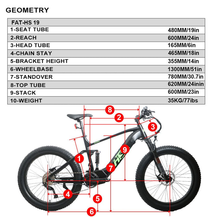 Eunorau FAT-HS Electric Bike