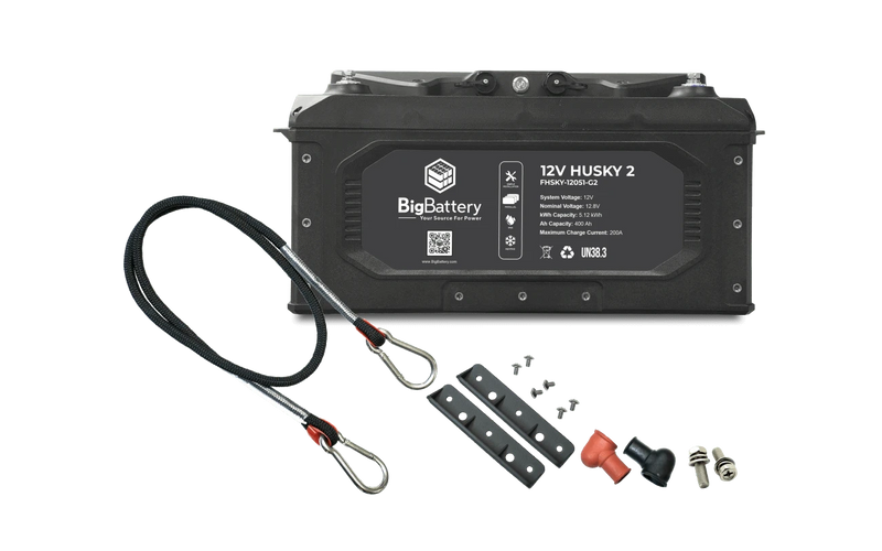 BigBattery 12V 2X HUSKY 2 Power Kit – Victron (3000W | 10.24kWh)