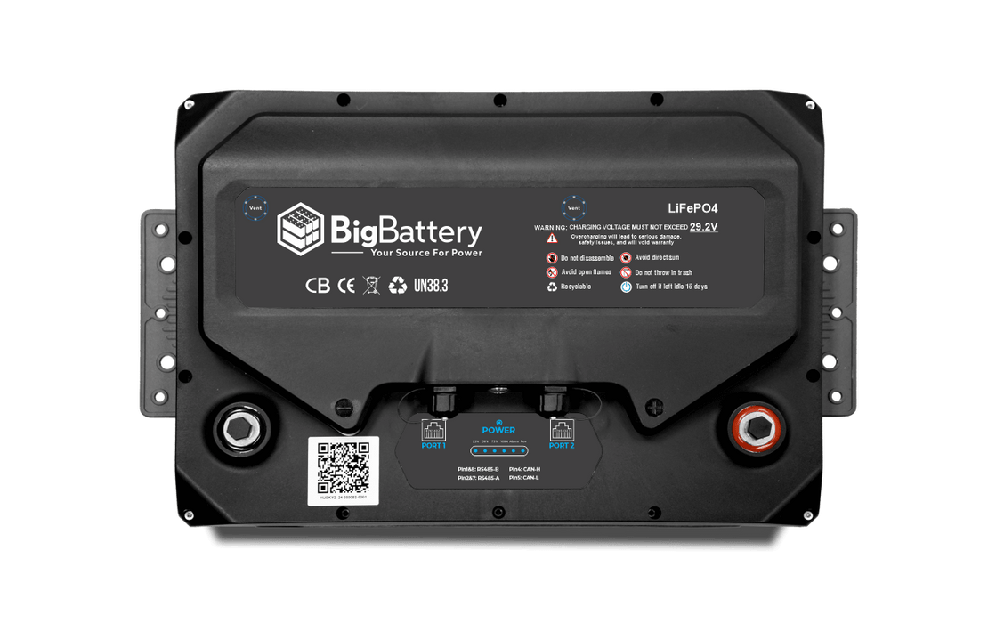 BigBattery 24V HUSKY 2 – LiFePO4 – 200Ah – 5.12kWh Lithium Battery