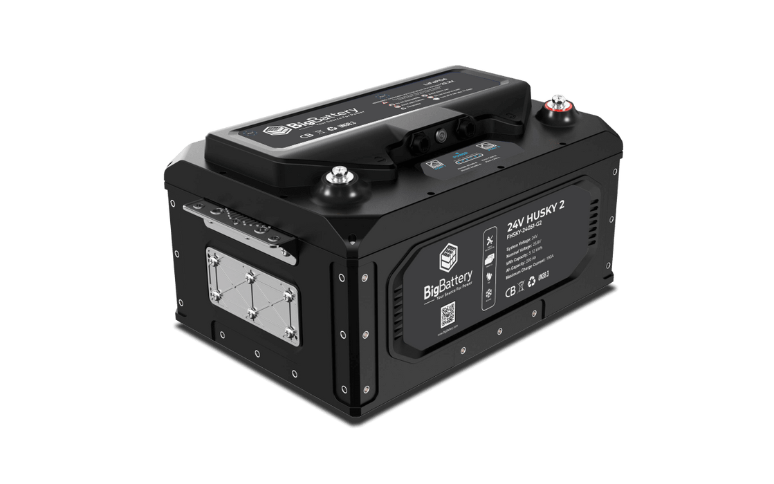 BigBattery 24V HUSKY 2 Battery Kit (200Ah | 5.12 kWh)