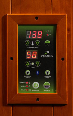 Dynamic Sauna Barcelona Elite Ultra Low EMF Far Infrared Sauna | DYN-6106-01 Elite | 2 Persons