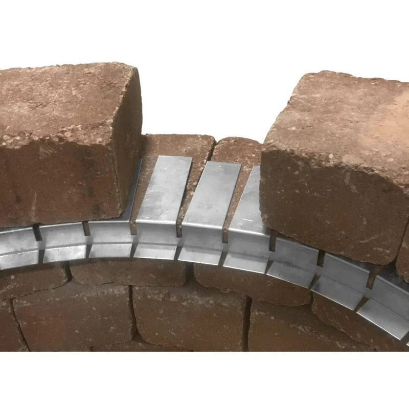 Firegear 25" Square Flat Pan Paver Ready Fire Pit Package with Match Throw Ignition System