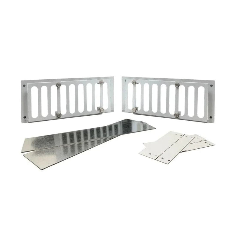 Firegear 25" Square Flat Pan Paver Ready Fire Pit Package with Match Throw Ignition System