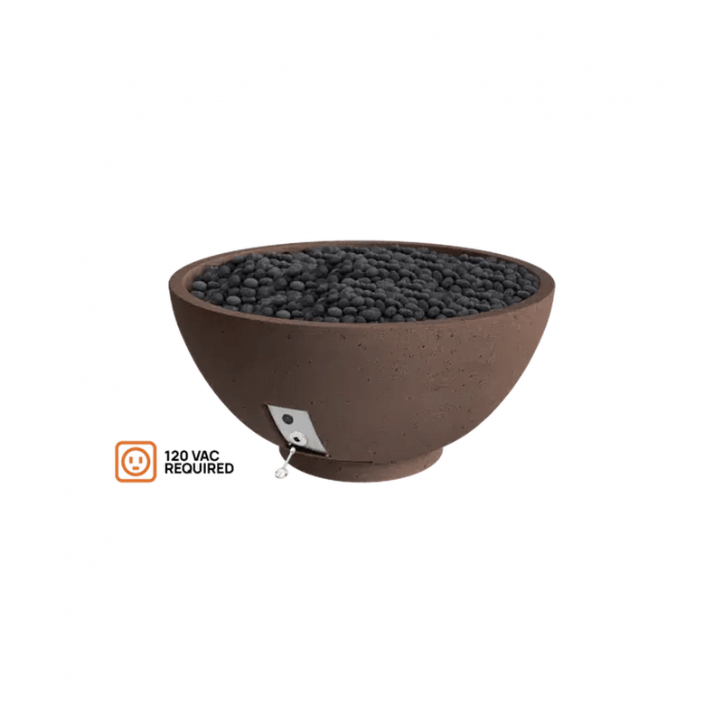 Firegear Sanctuary 3 | 29" Round Gas Fire Pit Bowl with AWS Electronic Ignition System