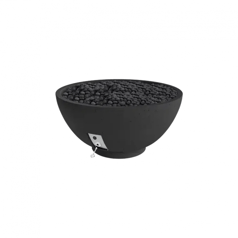 Firegear Sanctuary 3 | 29" Round Gas Fire Pit Bowl with Match Throw Ignition System