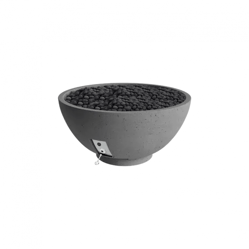 Firegear Sanctuary 3 | 29" Round Gas Fire Pit Bowl with Match Throw Ignition System