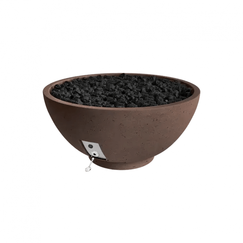 Firegear Sanctuary 2 | 39" Round Gas Fire Pit Bowl with Match Throw Ignition System