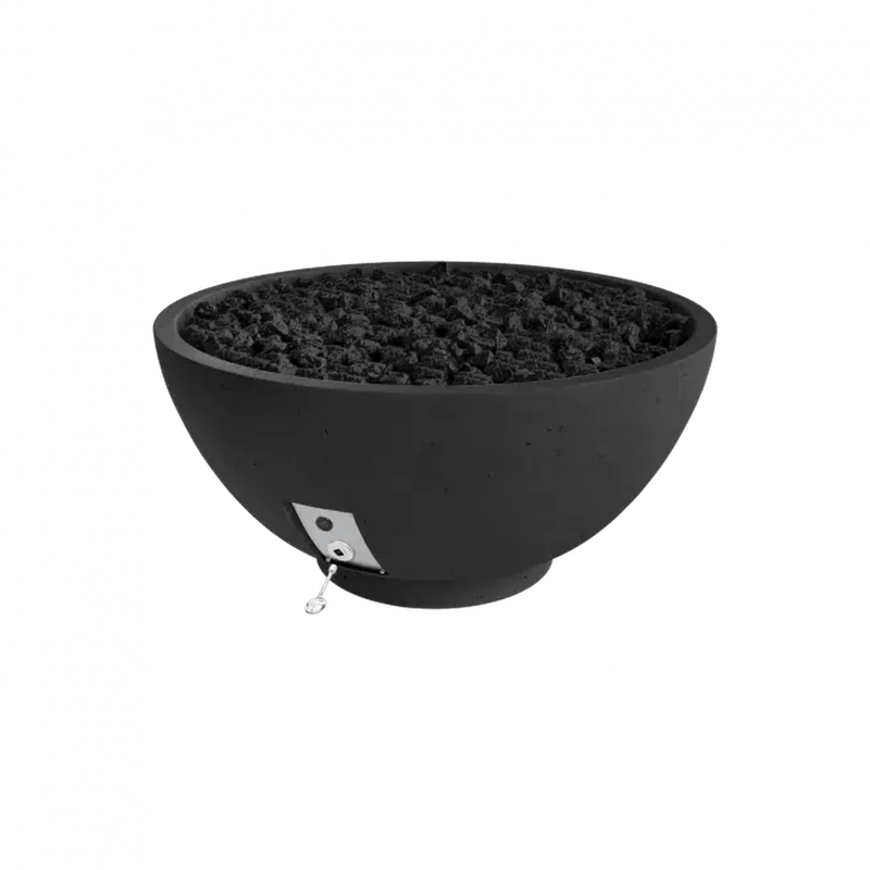 Firegear Sanctuary 2 | 39" Round Gas Fire Pit Bowl with Match Throw Ignition System