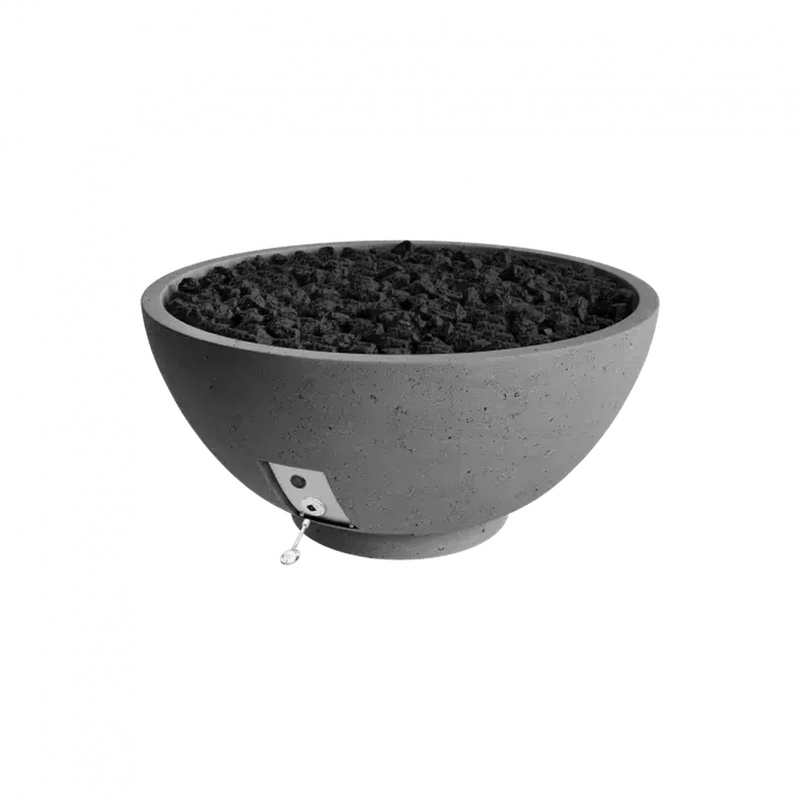 Firegear Sanctuary 2 | 39" Round Gas Fire Pit Bowl with Match Throw Ignition System