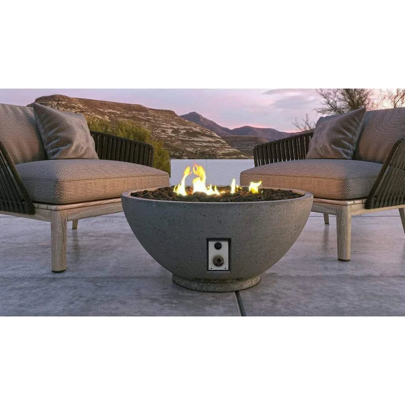 Firegear Sanctuary 2 | 39" Round Gas Fire Pit Bowl with Match Throw Ignition System
