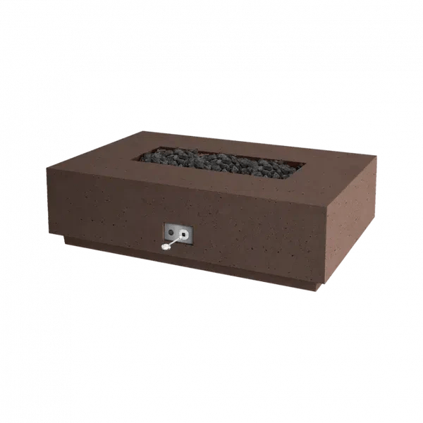 Firegear Sanctuary 1 | 56" Rectangular Stainless Steel Natural Gas Fire Table with Match Throw Ignition System