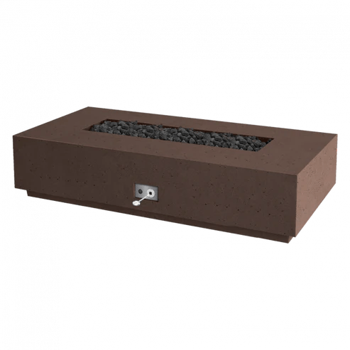 Firegear Sanctuary 76 | 76" Rectangular Stainless Steel Natural Gas Fire Table with Match Throw Ignition System