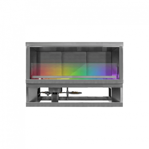 Firegear Kalea Bay Non-LED 48" Linear Stainless Steel Vent Free Outdoor Fireplace