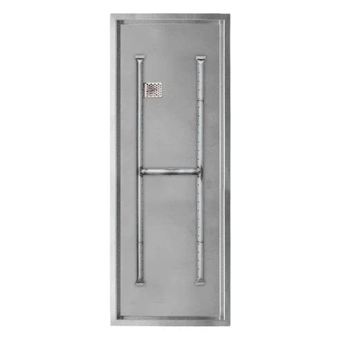 Firegear Stainless Steel Linear Drop-In Pan H Burner Gas Fire Pit Kit with TPSI Ignition System