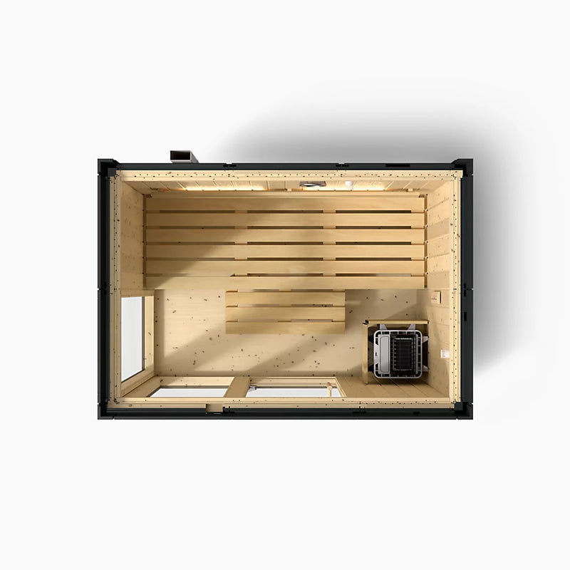 Kohler C1™ Indoor Sauna Kit, Medium, Graphite Grey | 3 Persons