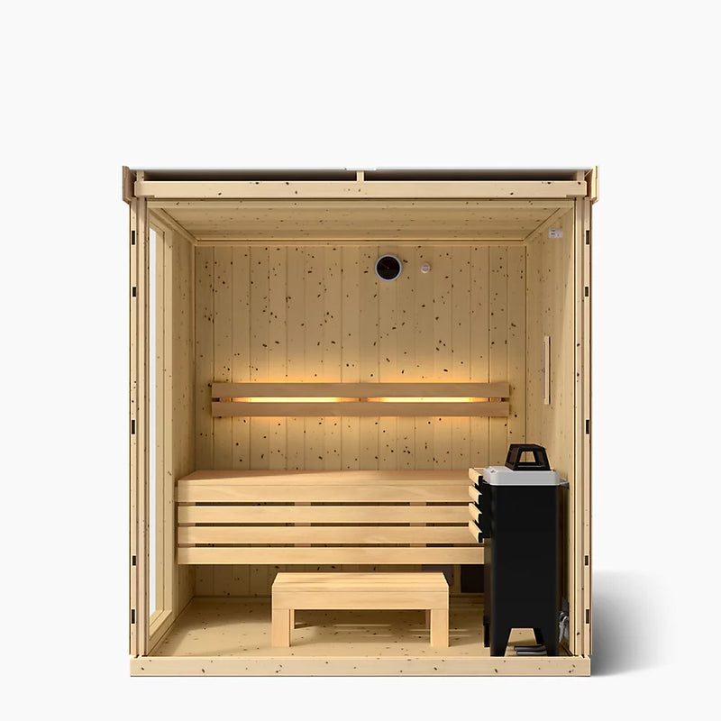 Kohler C1™ Indoor Sauna Kit, Medium, Scandinavian Spruce | 3 Persons
