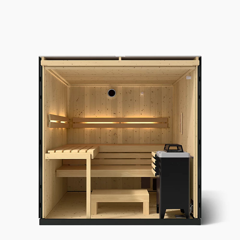 Kohler C1™ Indoor Sauna Kit, Large, Graphite Grey | 5 Persons