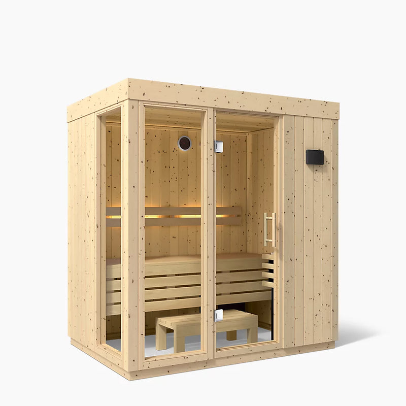 Kohler C1™ Indoor Sauna Kit, Medium, Scandinavian Spruce | 3 Persons