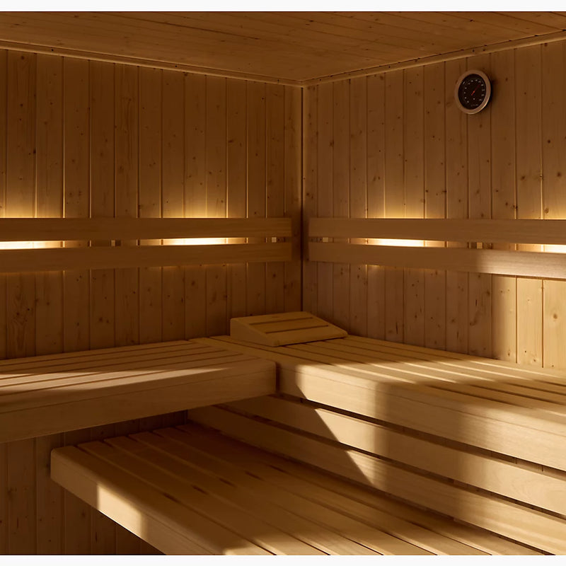 Kohler C1™ Indoor Sauna Kit, Large, Scandinavian Spruce | 5 Persons