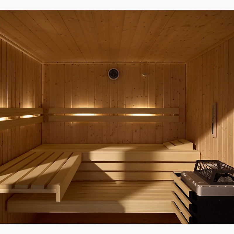 Kohler C1™ Indoor Sauna Kit, Large, Graphite Grey | 5 Persons