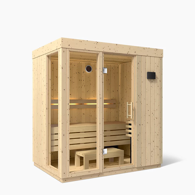 Kohler C1™ Indoor Sauna Kit, Medium, Scandinavian Spruce | 3 Persons