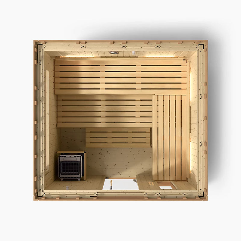 Kohler C2™ Outdoor Sauna Kit, Large, Douglas Fir | 6 Persons