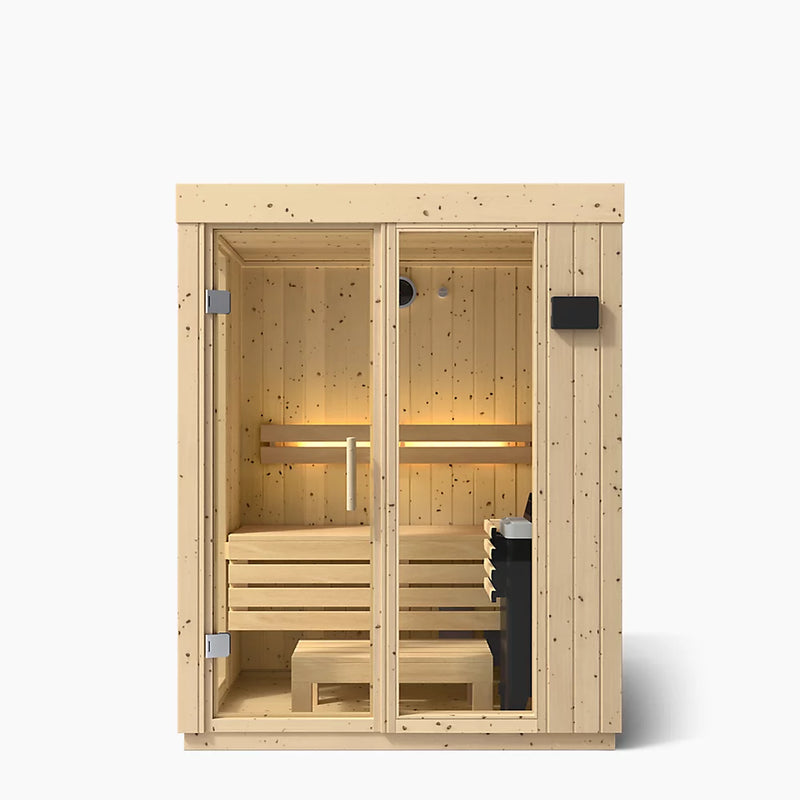 Kohler C1™ Indoor Sauna Kit, Small, Scandinavian Spruce | 2 Persons