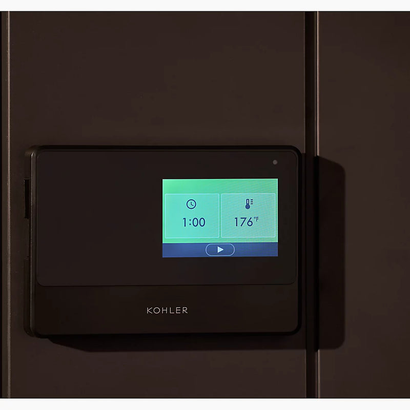 Kohler C1™ Indoor Sauna Kit, Large, Graphite Grey | 5 Persons