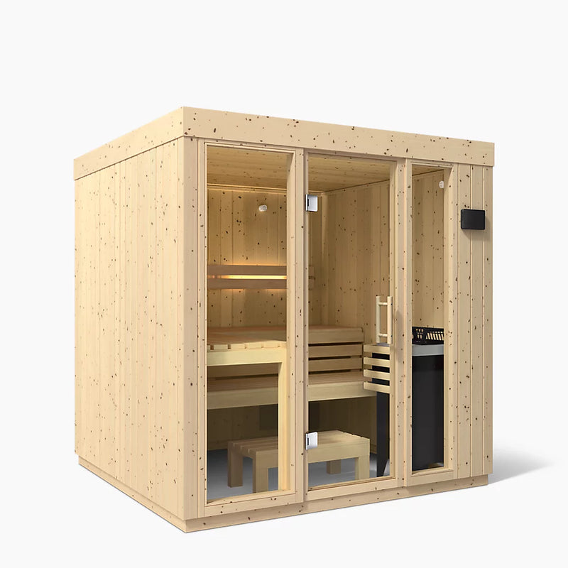 Kohler C1™ Indoor Sauna Kit, Large, Scandinavian Spruce | 5 Persons