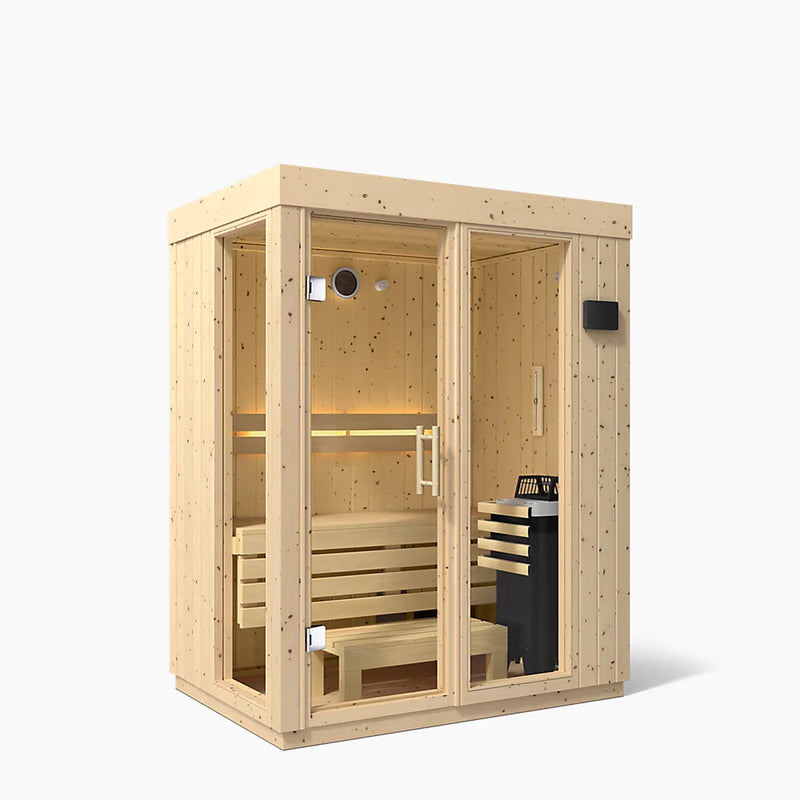 Kohler C1™ Indoor Sauna Kit, Small, Scandinavian Spruce | 2 Persons