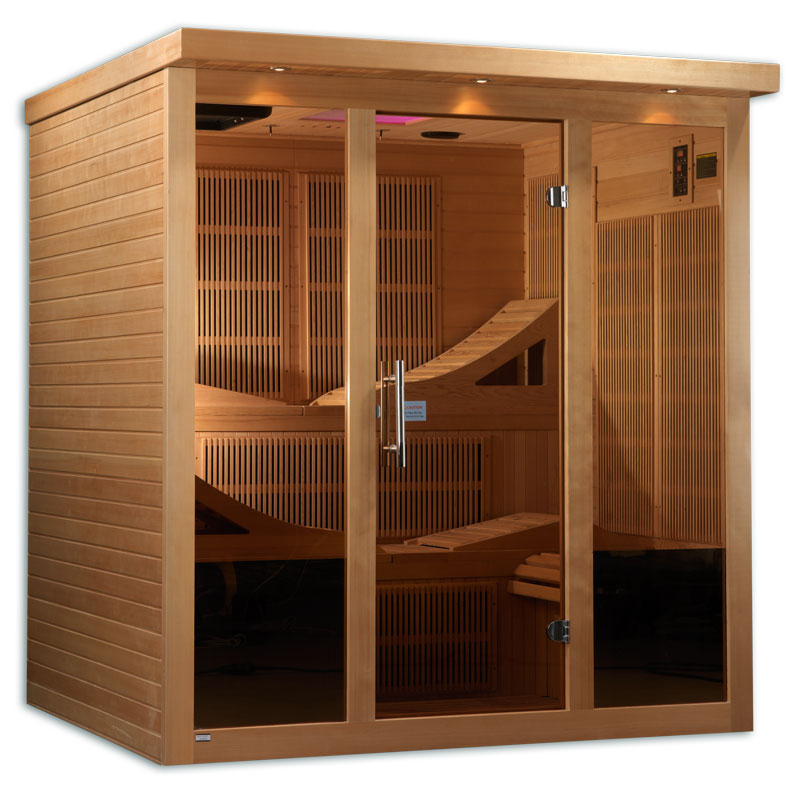 Golden Designs Near Zero EMF Far Infrared Sauna | GDI-6996-01 Elite | 6 Persons