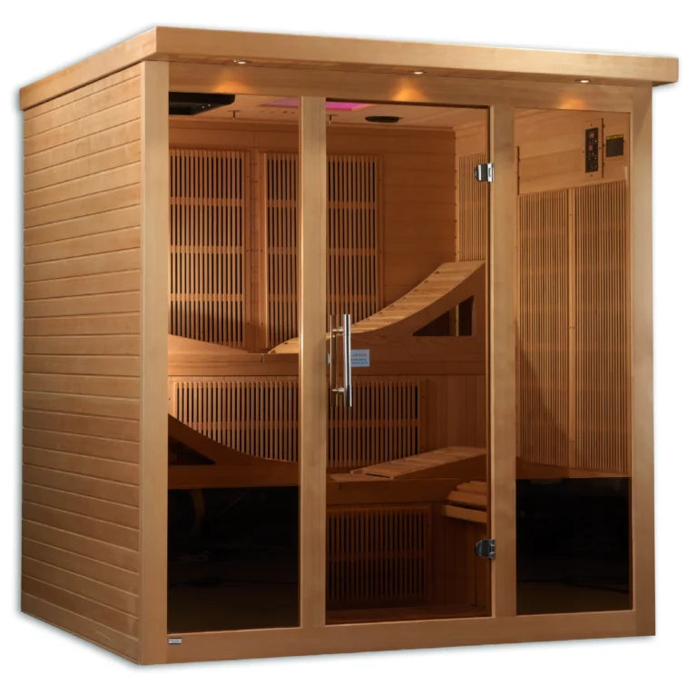 Golden Designs Near Zero EMF Far Infrared Sauna | GDI-6996-01 Elite | 6 Persons