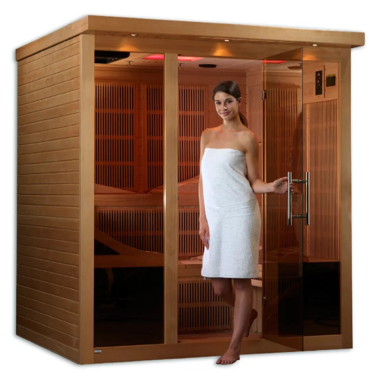 Golden Designs Near Zero EMF Far Infrared Sauna | GDI-6996-01 Elite | 6 Persons