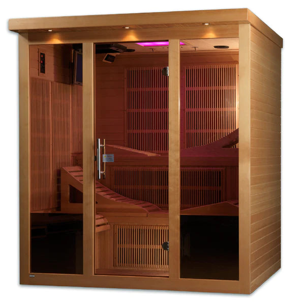 Golden Designs Near Zero EMF Far Infrared Sauna | GDI-6996-01 Elite | 6 Persons