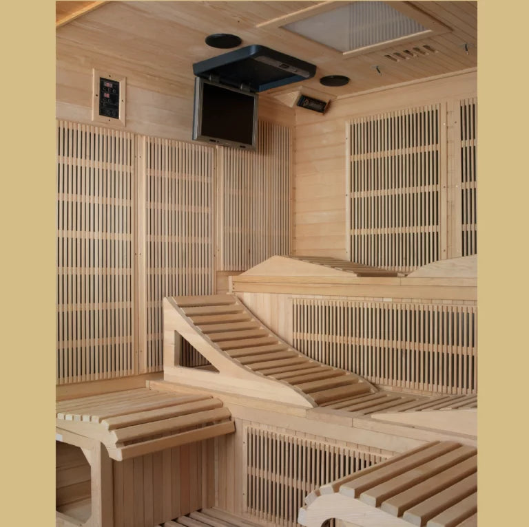 Golden Designs Near Zero EMF Far Infrared Sauna | GDI-6996-01 Elite | 6 Persons