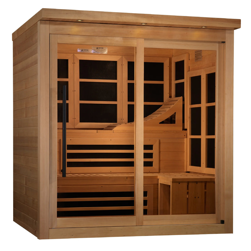 Golden Designs Near Zero EMF Far Infrared Sauna | GDI-6996-02 | 6 Persons