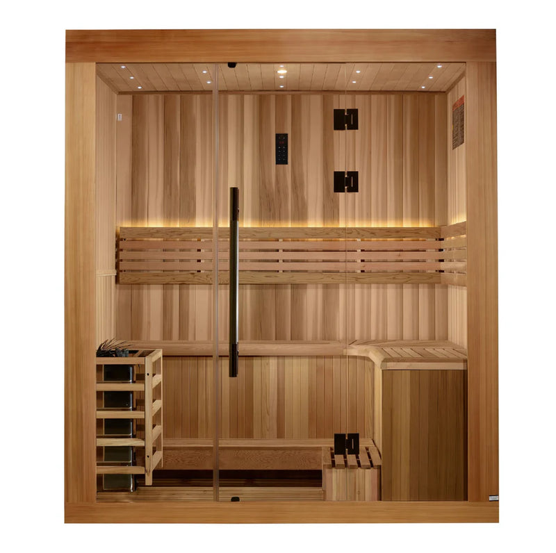 Golden Designs Copenhagen Traditional Sauna | GDI-7389-02 | 3 Persons