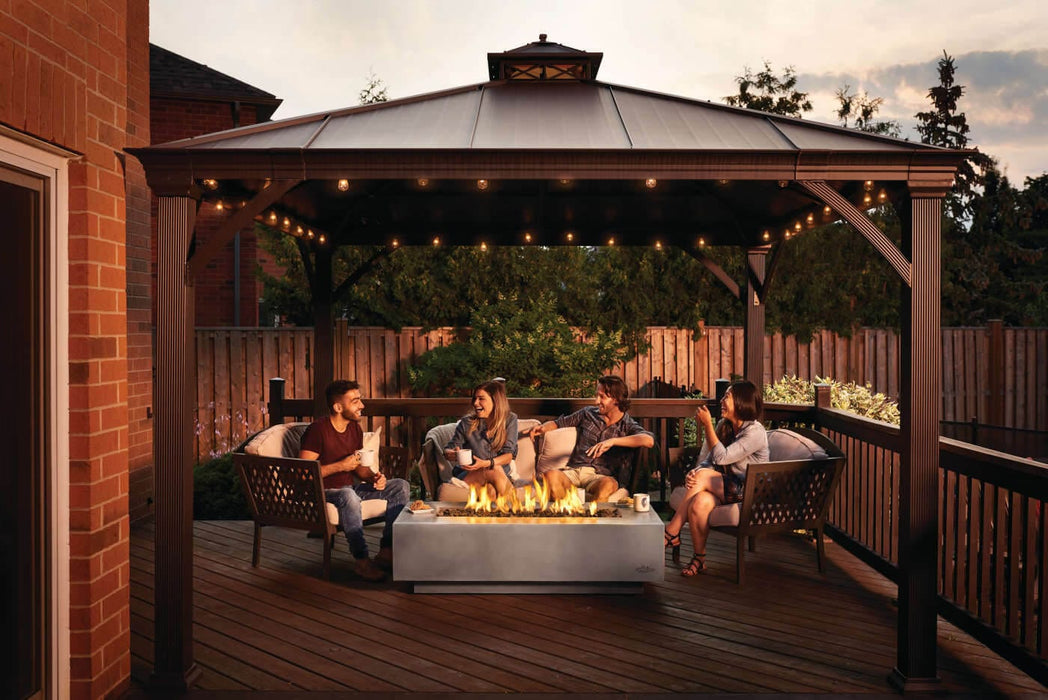 Napoleon Nexus 56" Rectangle Concrete Look Fire Pit