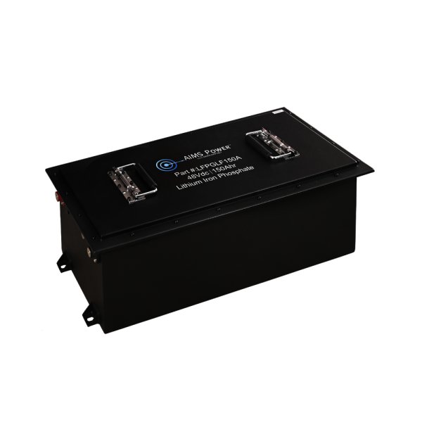 Aims Power Golf Cart 200AH Lithium Battery 48V 10.2 kWh with Charger and Wiring Kit