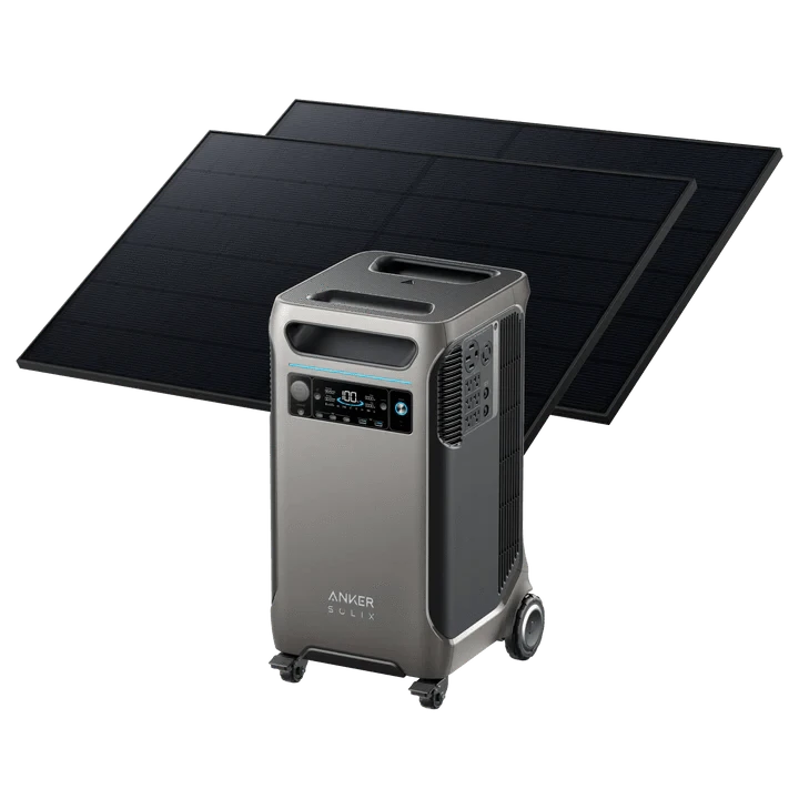 Anker SOLIX F3800 Portable Power Station Solar Generator (3840Wh | 6000W) + 440W Rigid Solar Panels