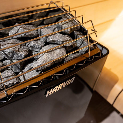 Harvia KIP80W KIP Series 8kW Sauna Heater, Black