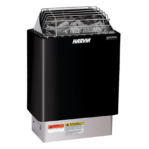 Harvia KIP80W KIP Series 8kW Sauna Heater, Black