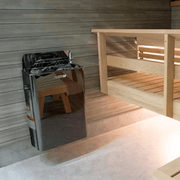 Harvia The Wall Black Stainless Steel Sauna Heater