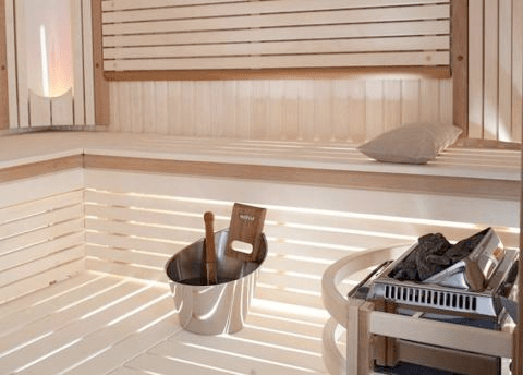 Harvia Topclass Stainless Steel Sauna Heater with Built-In Time and Temperature Controls
