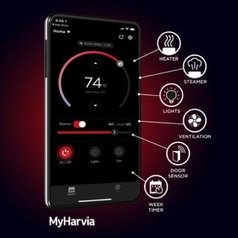 Harvia Xenio WiFi Remote Control Sauna 