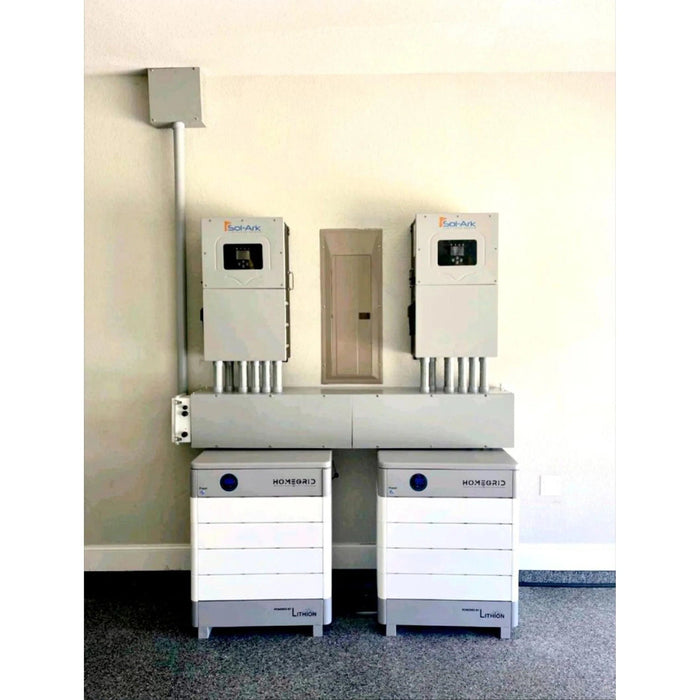 HomeGrid STACK'D 19.2kWh Lithium Home Battery System - 4x